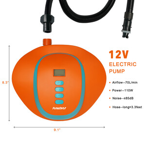 Pompe électrique haute pression pour paddle board - Alimentée par batterie