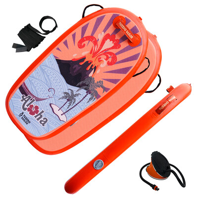 Planche de bodyboard gonflable pour enfants - Orange