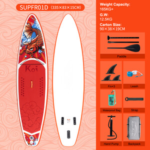 Planche de surf gonflable 11' - Sup Koi Orange