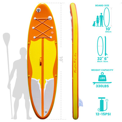 Planche de surf gonflable 11' - Orange